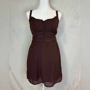 New Abercrombie & Fitch Brown Summer Dress